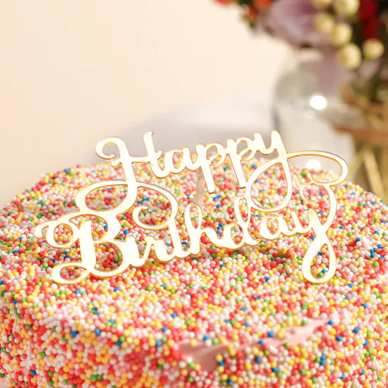 Sweet Atelier Happy Birthday Cake | Amazing Flowers Vase