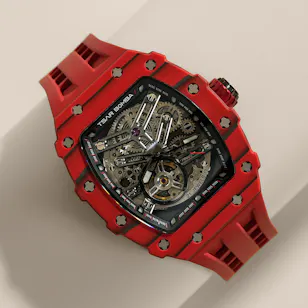 Tsar Bomba Elemental Automatic Bull Red Carbon Fiber Men's Watch Tsar Bomba Elemental Automatic Bull Red Carbon Fiber Men's Watch