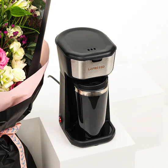 Ephone LePRESSO Instant Coffee Brewer with Travel Mug | Cute Booms