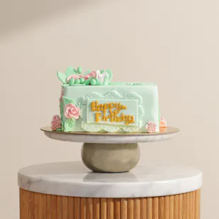 Floward Enchanting Garden Birthday Cake Floward Enchanting Garden Birthday Cake