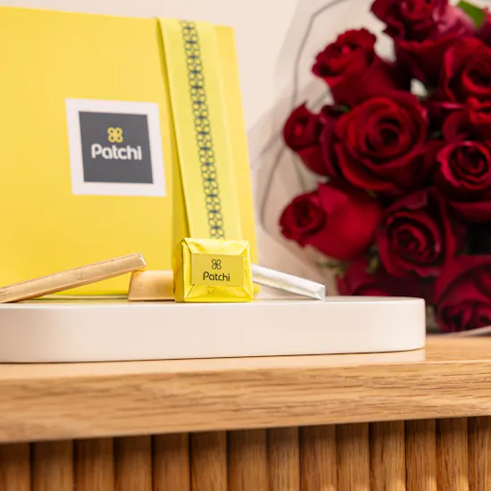 Patchi Chocolates 500 g | 15 Red Roses