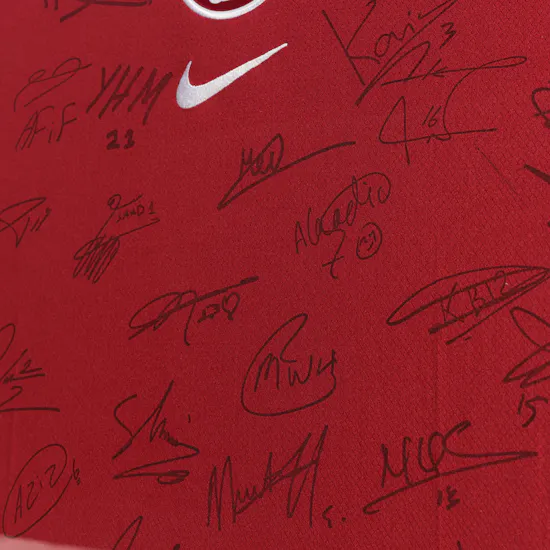 Qatar National Team World Cup 2022 Edition Squad Signed T-Shirt