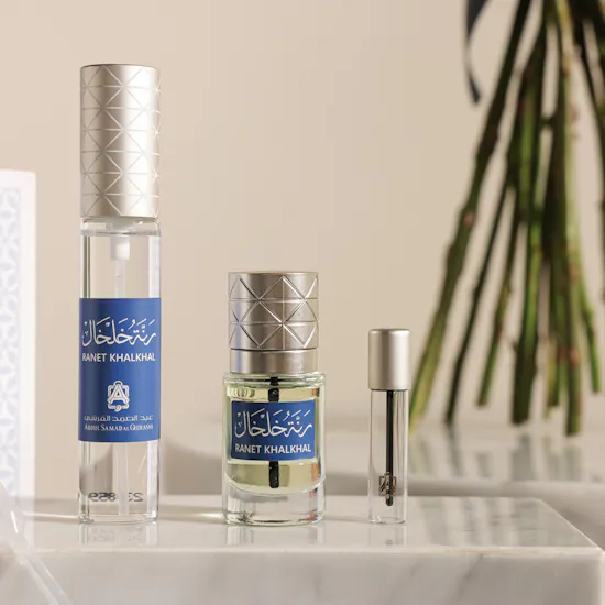 Abdul Samad Al Qurashi Ranet Khalkhal Oil Set | Velvet Charm Flower
