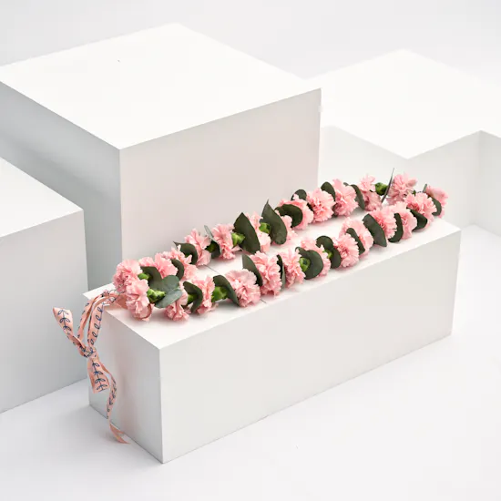 Pink Carnation Graduation Necklace
