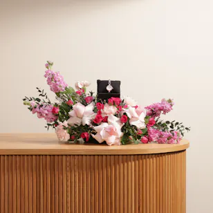 Coach Women's Gracie Bangle Watch | Pink Blooms