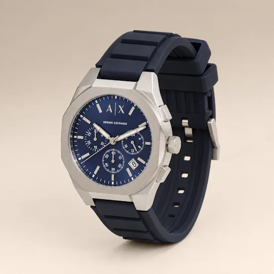 Armani Exchange Rafael Chronograph Dark Blue Men's Watch