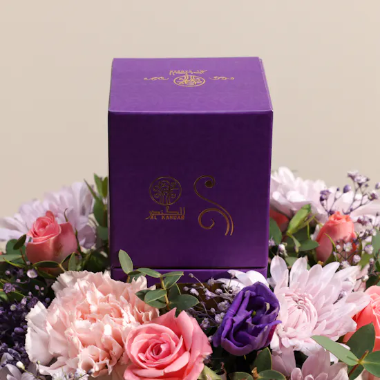 Al Kandar Pomegranate Musk | Purple Flowers