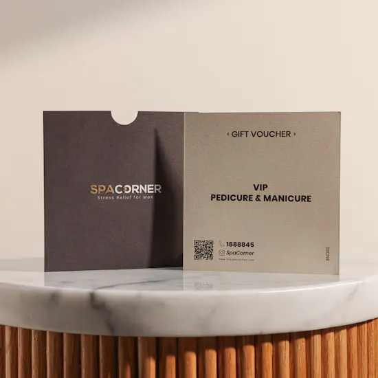 Spa Corner VIP Pedicure and Manicure Men’s Voucher