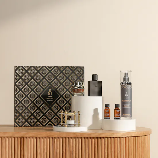 Al Ghawaly Perfumes Luxury Wooden Gift Box