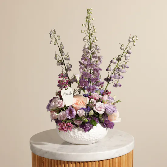 Lilac Poetry Flower Vase