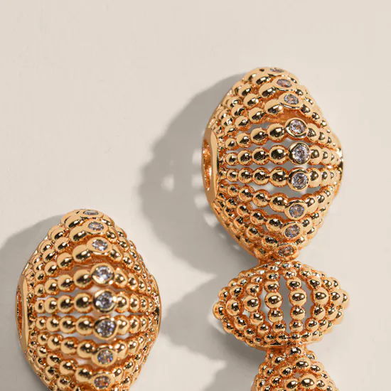 Lynyer Ravi Nova Drop Gold-plated Women's Earrings