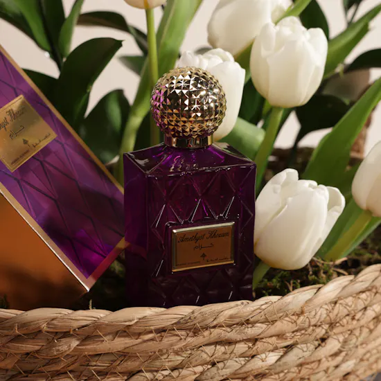 Ibrahim Al-Qurashi Amethyst Khozam EDP 75 ml | Tulip Basket