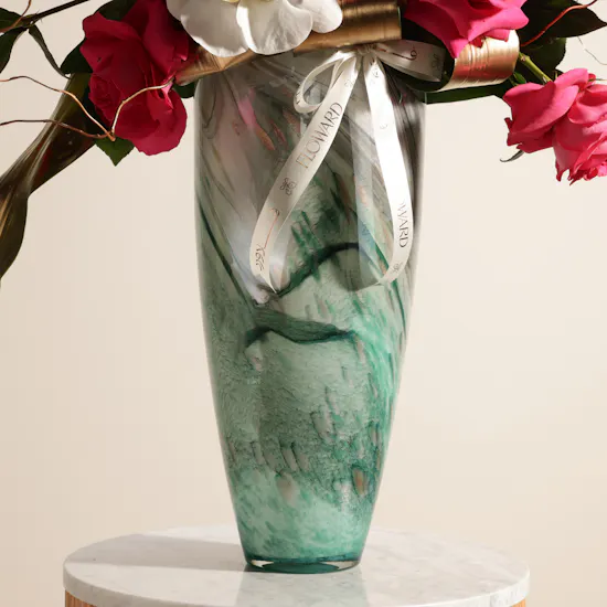 Blush of Romance Flowers Vase