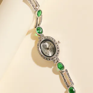 Zia Silver Oval Face Vintage Style Women’s Watch Zia Silver Oval Face Vintage Style Women’s Watch