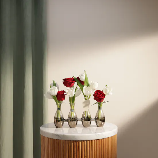 Quartet of Elegance Flower Vase