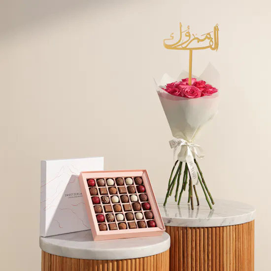 Sweetzerland Luxury Chocolate Box | Congratulations Flowers Bouquet