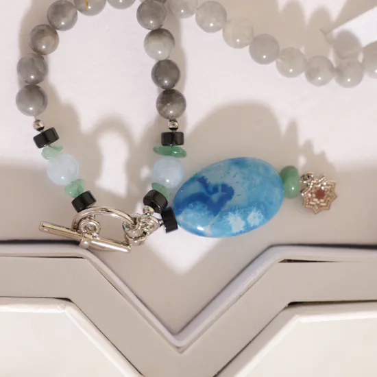 Tasneem Eshki Grace Grey Unisex Rosary