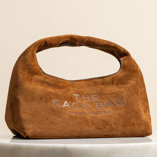 Marc Jacobs The Suede Mini Sack Brown Bag