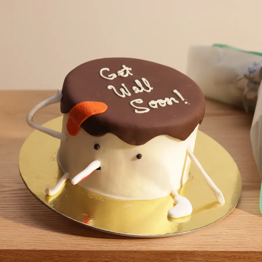 Helen's Bakery Get Well Soon Cake | Elegant Flowers  2