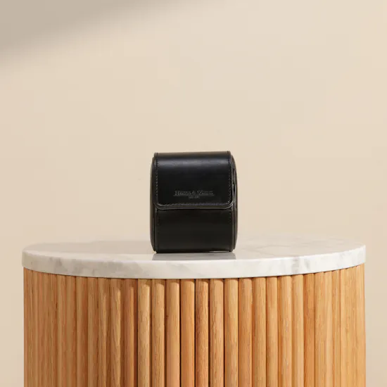 Heisse & Söhne Watch Roll Vintage 1 Black Watch Box