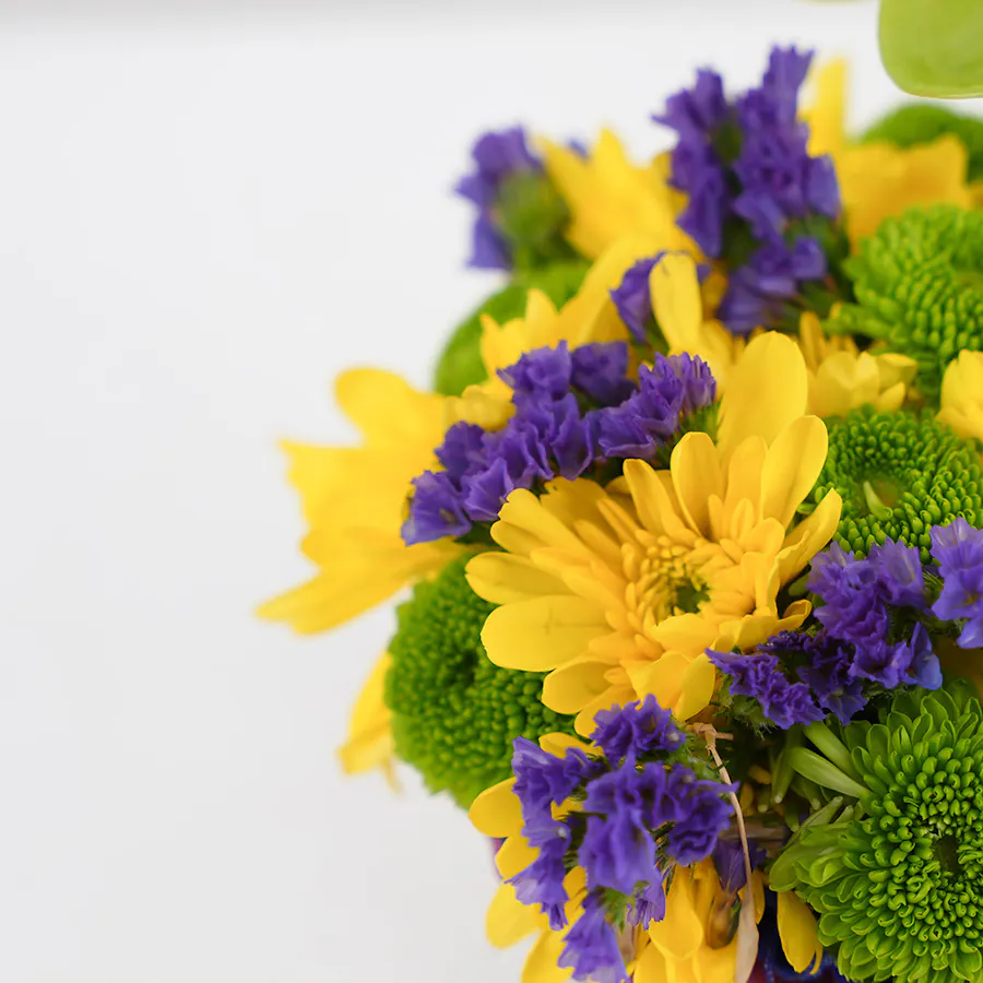 Mini Vibrant Blooms Basket 3