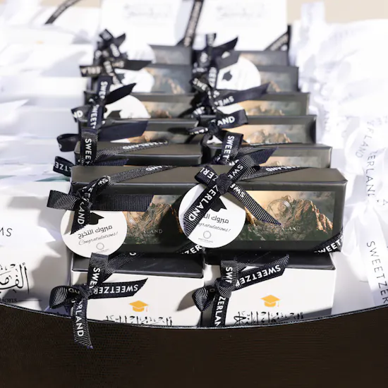 Sweetzerland Graduation Favors Large Humper Box