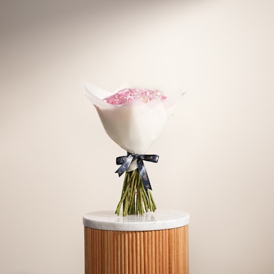 Light Pink Roses | Cream Wrap