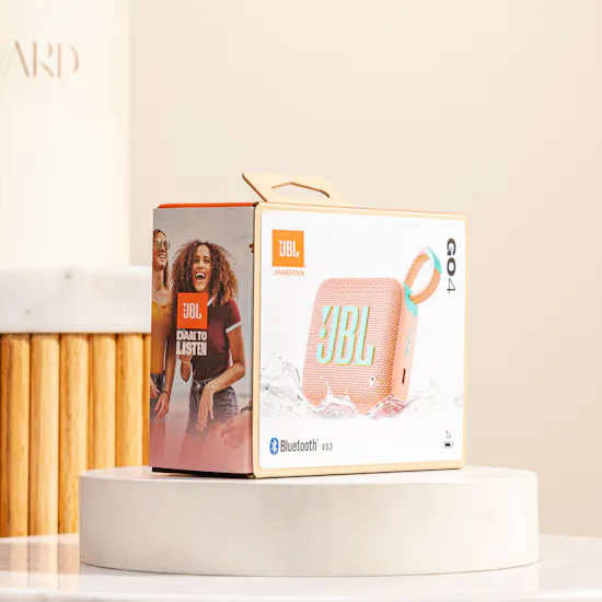 JBL Go4 Bluetooth Portable Speaker | Fleur Hearts Chocolate Box and Red Roses Box
