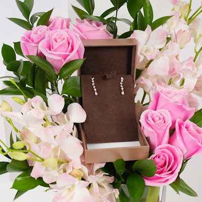Kooheji Diamonds & Rose Gold Earrings | Joyful Spring