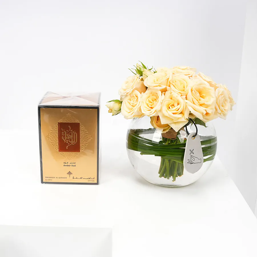 Ibrahim Alqurashi Al Wafeyya Amber Oud & Baby Roses 2