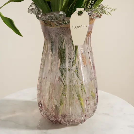 Pearlescent Lily Vase