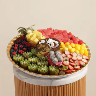 Fruitful Day Deluxe Get Well Soon Berry Twist Platter Fruitful Day Deluxe Get Well Soon Berry Twist Platter