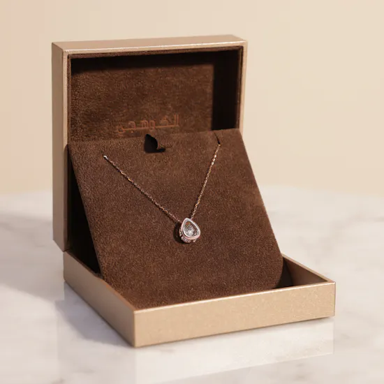 Kooheji Jewellery Omnia Rose Gold and Diamond Necklace