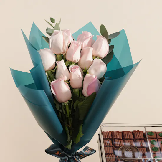 Rhône Hajj Chocolate Large Tray | Blissful Radiant Flower
