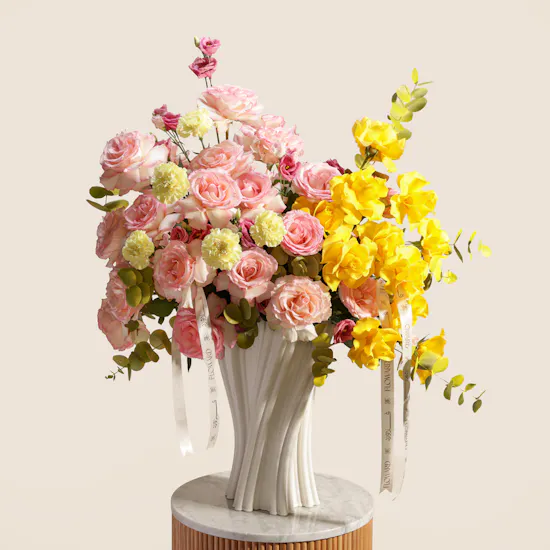 Luminous Garden Flower Vase