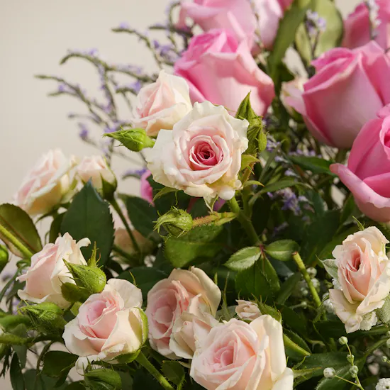 Blush Horizon Flower Vase