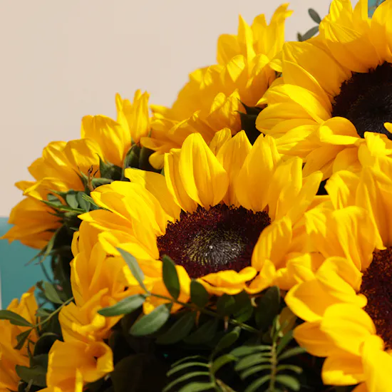 Unique Yellow Sunflower Bouquet