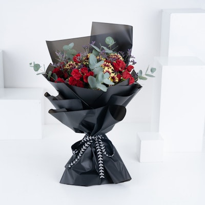 Charlotte By Dr Hannan | Red Roses Hand Bouquet