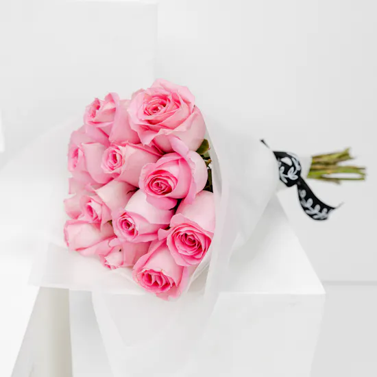 Floward Chocolate Bowl | Pink Roses