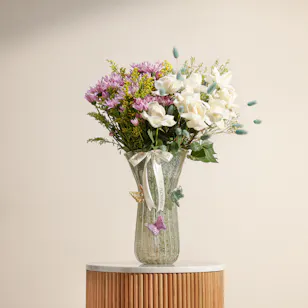 Belavida Butterfly Stunning Floral Vase