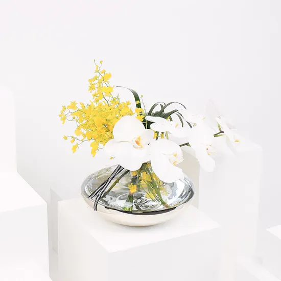 Yellow Lake | Glass Vase