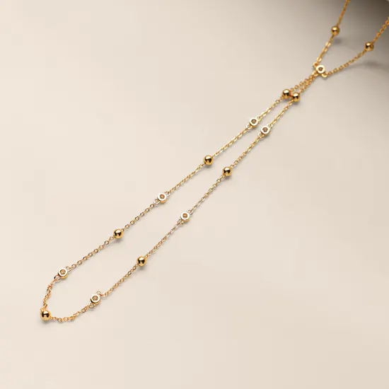 Velvet Desert Gold-Plated Qamar Hand Chain