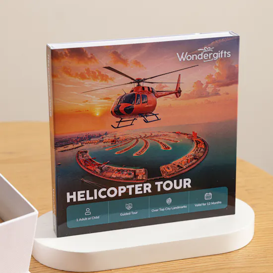 MyGovindas Rakhi Divine Bond Sweets Box | Wondergifts Guided Helicopter Tour Voucher