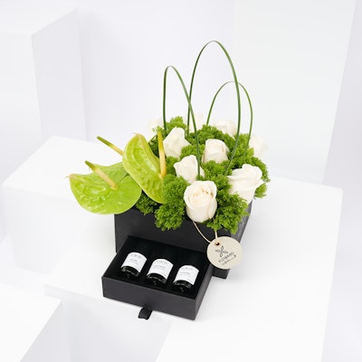 White Roses with Mubkhar Perfume Unisex 15 ML