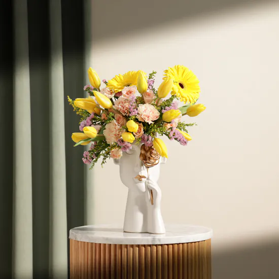 Radiant Muse Flower Vase