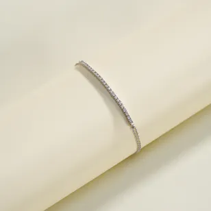 Gold Land Half Tennis Bracelet