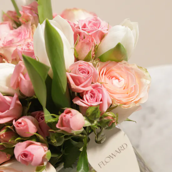 Happy Birthday Floral vase