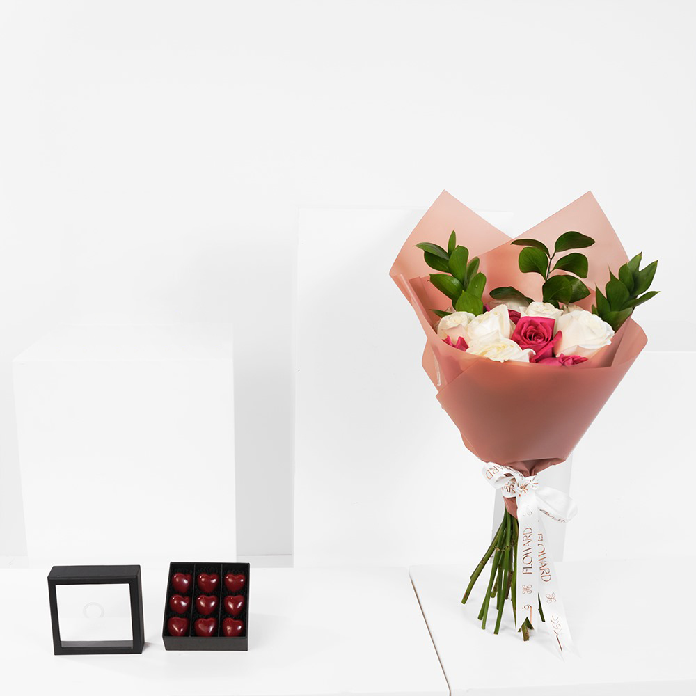 Sweetzerland Chocolate Box | Rose Bouquet