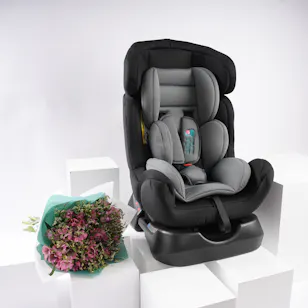 Maqaad Baby Car Seat | Delicate Flowers Bouquet