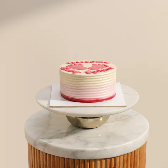 Floward Pesonalized Baby Girl Celebration Cake